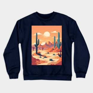 Desert Landscape Crewneck Sweatshirt